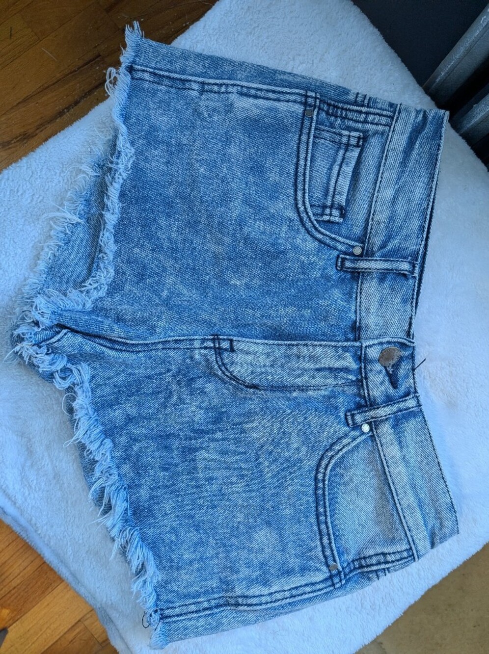 Bullhead High-Rise Cut Off Jean Shorts
